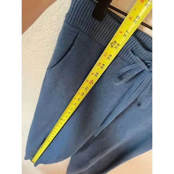 Blue Knit Lounge Sweater Joggers, Size Small - Picture 5 of 7